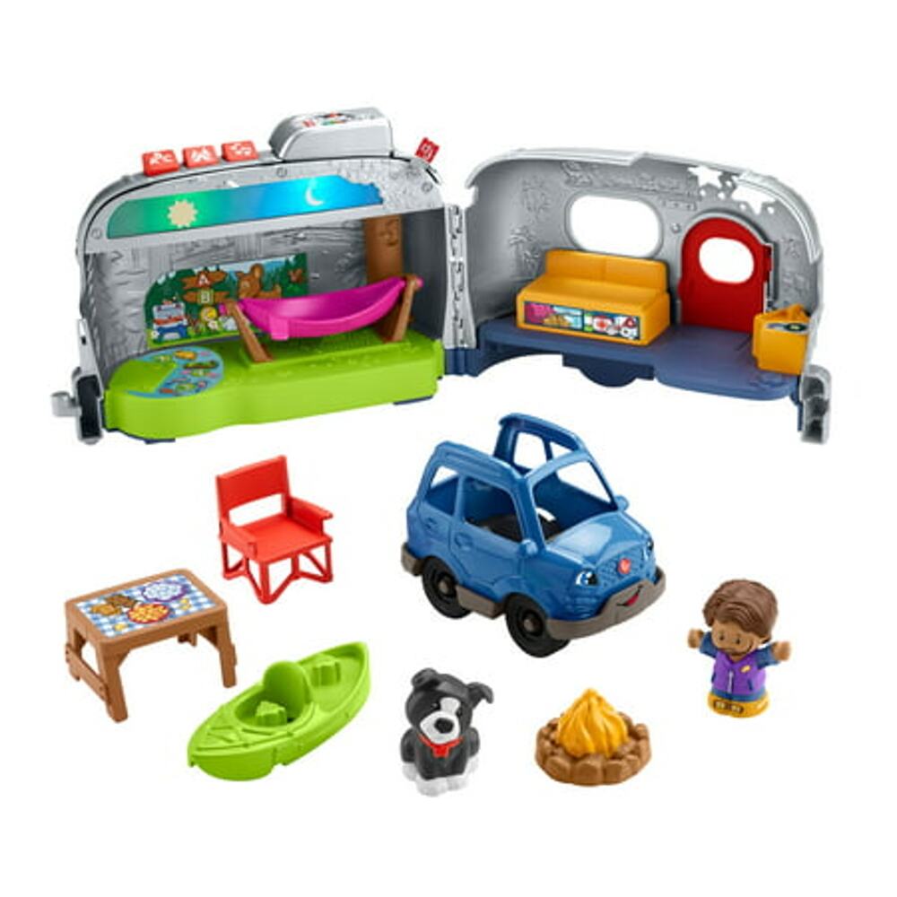 Fisher-Price Little People Light-up  Camper Electronic Toy RV  Playset NWT